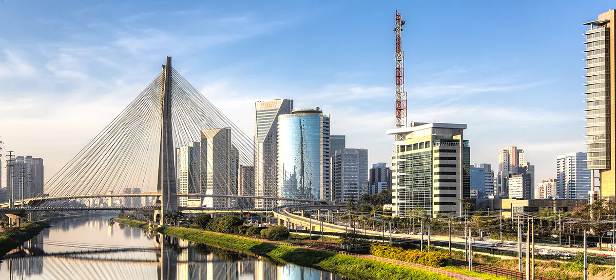 Vista panorâmica de São Paulo