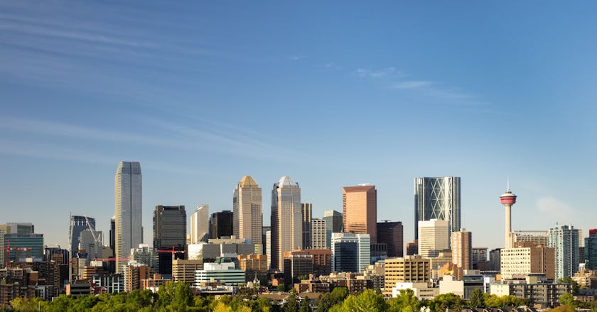 Vista panorámica de Calgary