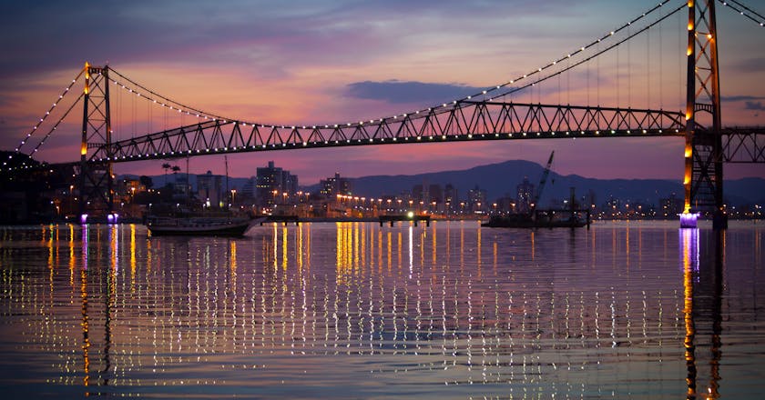 Vista panorâmica de Florianópolis