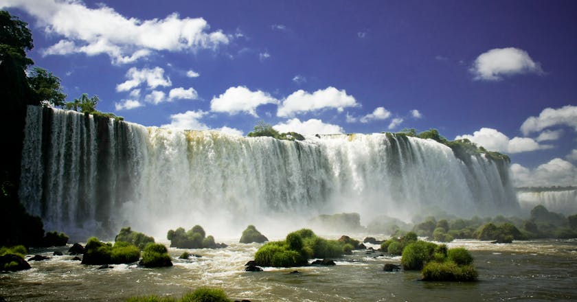 Vista panoramica di Foz do Iguaçu