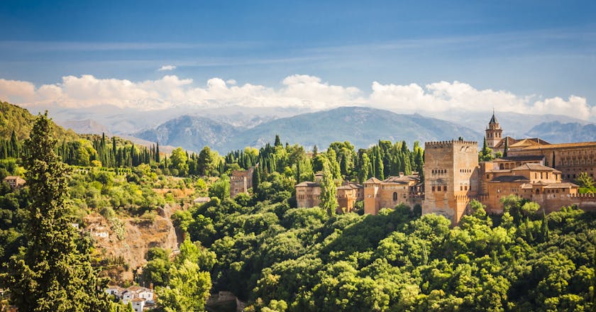 Malerischer Blick auf Granada