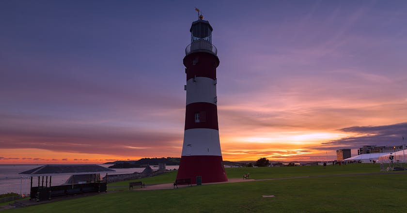 Scenic view of Plymouth