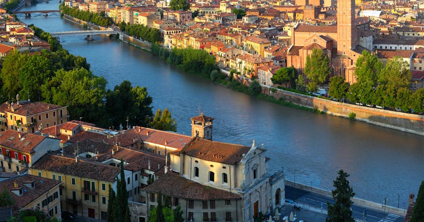 Scenic view of Verona