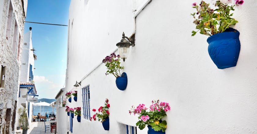 Vacker vy över Bodrum