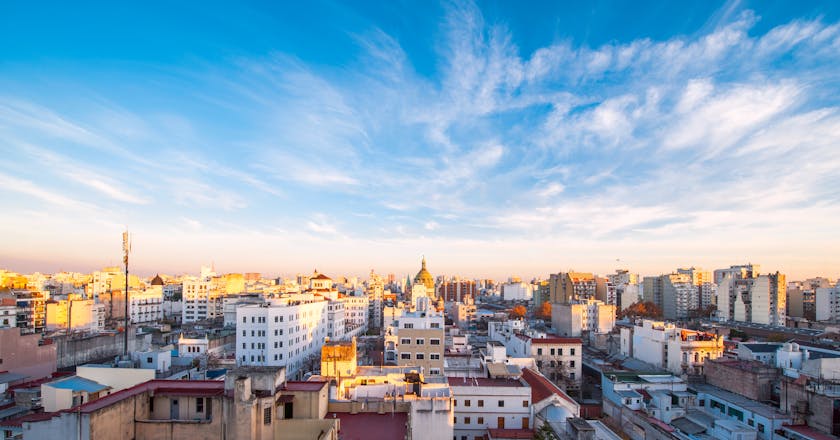 Vue panoramique de Buenos Aires, AR