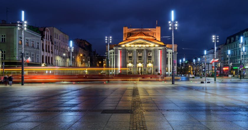 Vista panorámica de Katowice