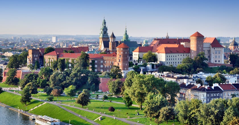 Scenic view of Krakow