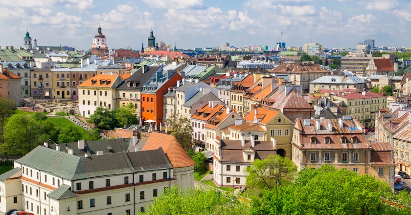 Scenic view of Lublin