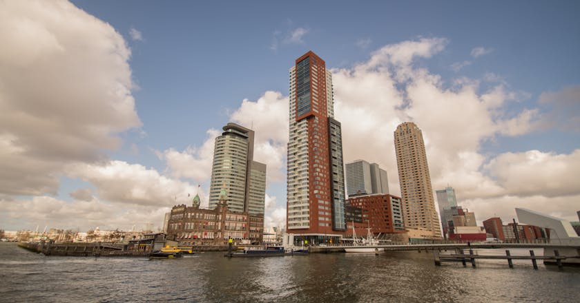 Vista panorámica de Rotterdam