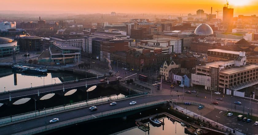 Scenic view of Belfast