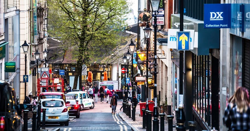 Живописный вид на Бирмингем