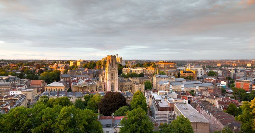 Vue panoramique de Bristol
