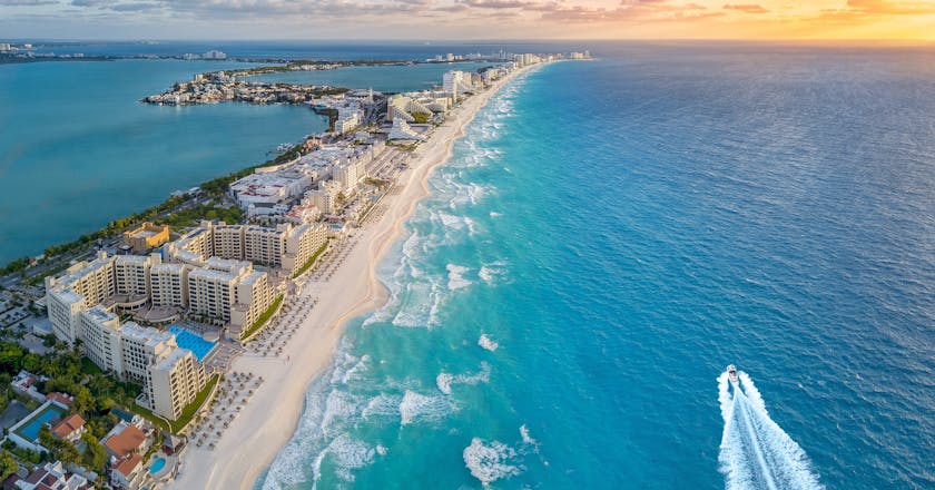 Vista panorámica de Cancún