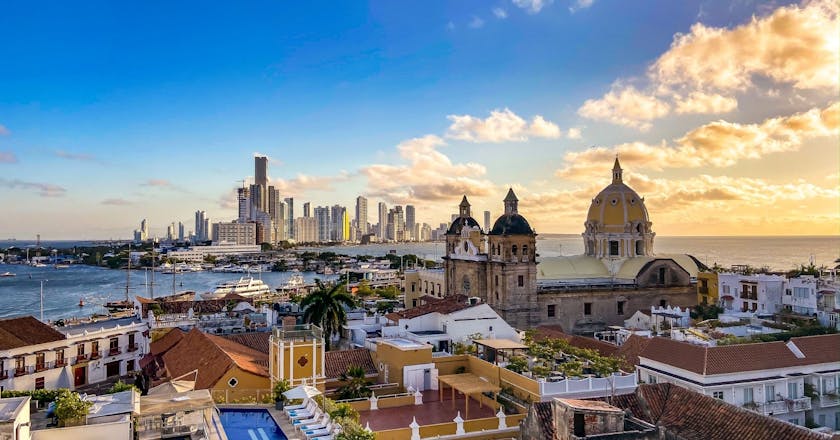 Scenic view of Cartagena, CO