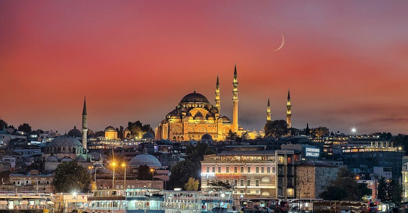 Vista panorámica de Istanbul Asia