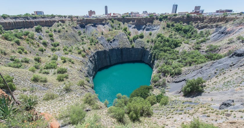 Vista panorámica de Kimberley, ZA