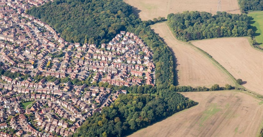 Vue panoramique de Luton