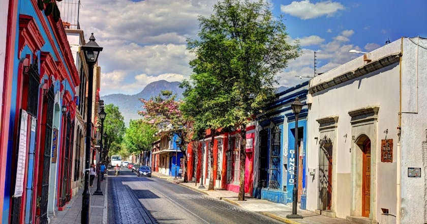 Vista panorâmica de Oaxaca de Juárez
