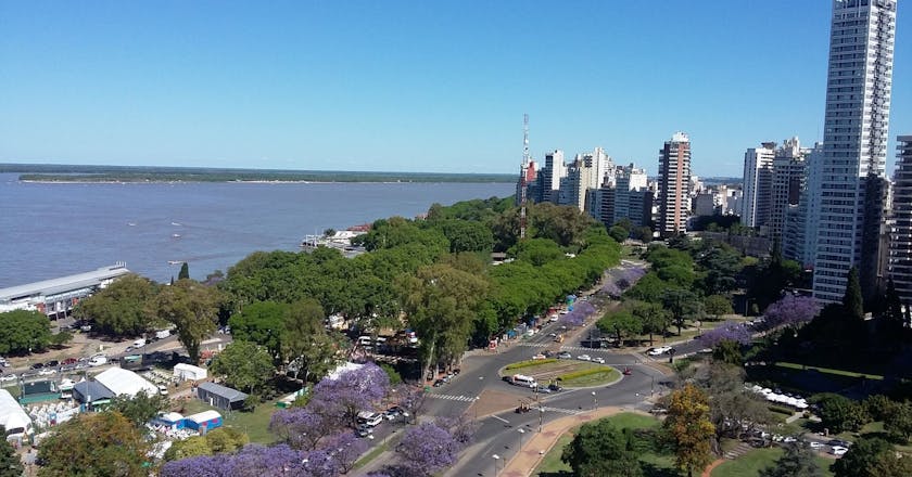 Vacker vy över Rosario, AR