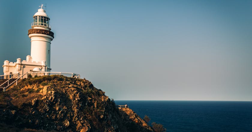 Vista panorâmica de Byron Bay