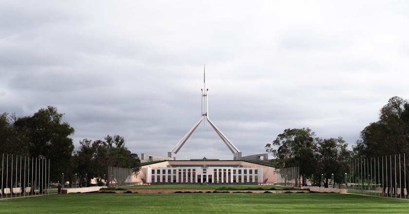 Vue panoramique de Canberra