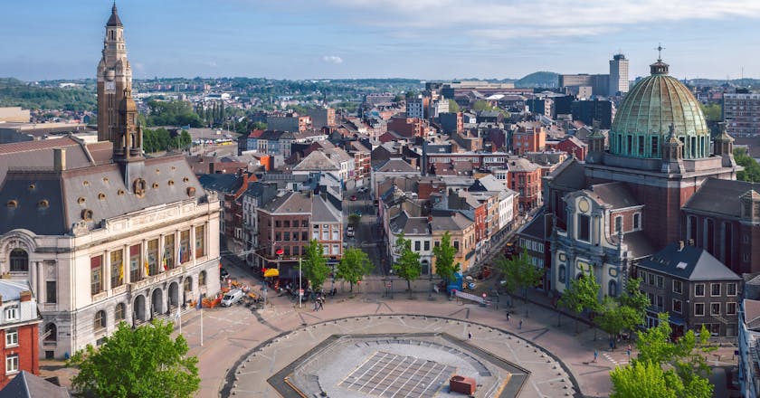 Vue panoramique de Charleroi