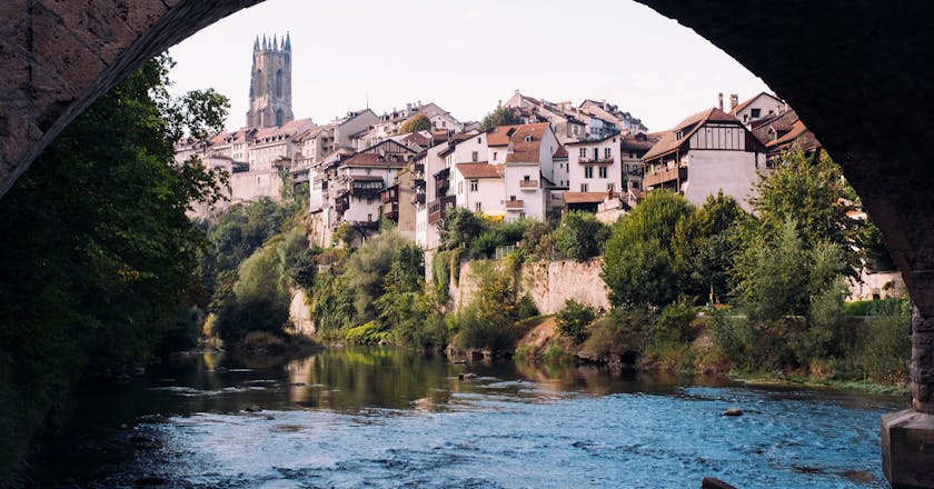 Vista panorámica de Friburgo im Üechtland
