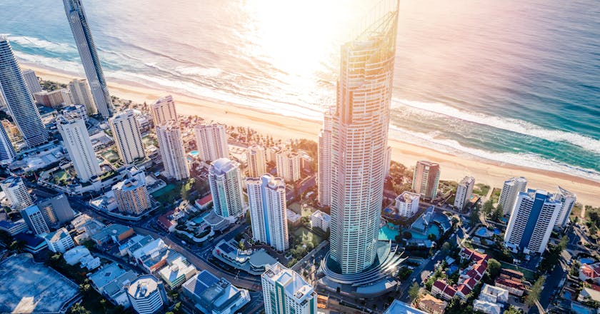 Scenic view of Gold Coast