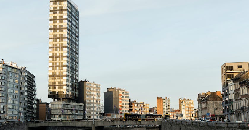 Vista panorámica de Lieja