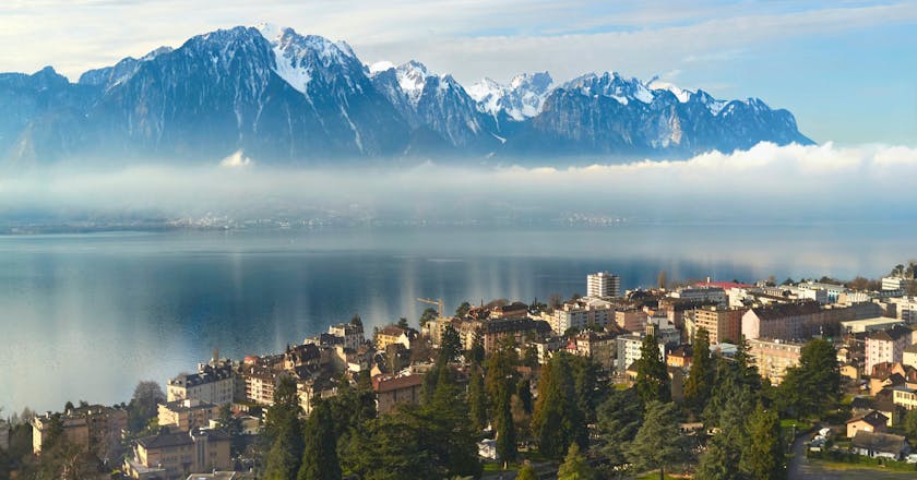 蒙特勒城市风光