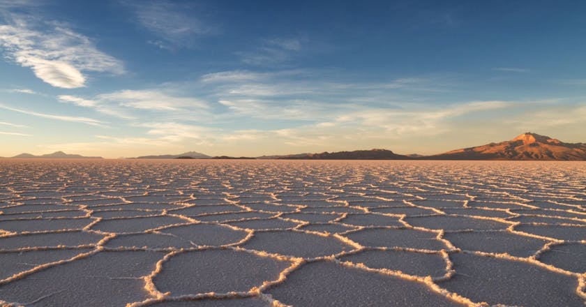 Vista panorâmica de Uyuni