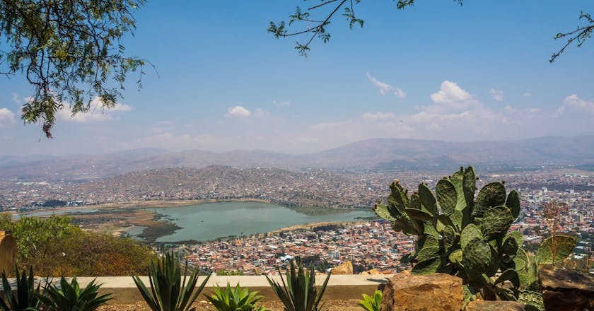 Vista panorámica de Cochabamba