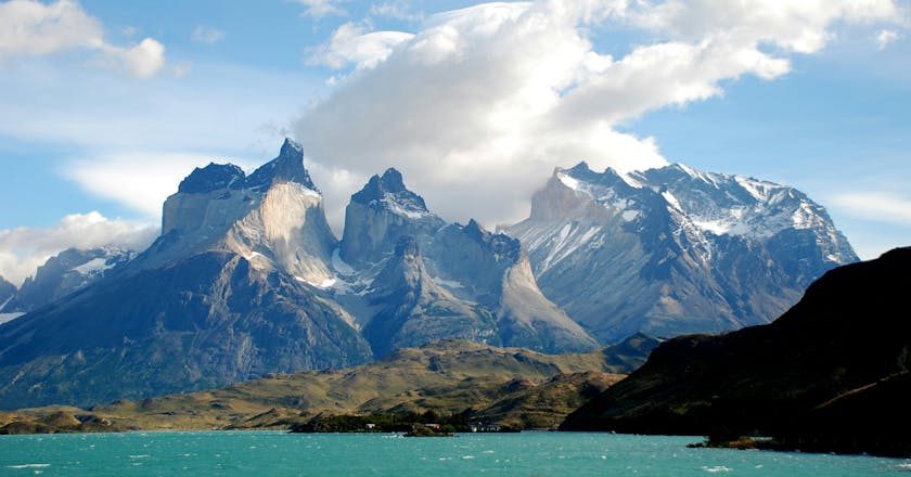 Vue panoramique de Torres del Paine