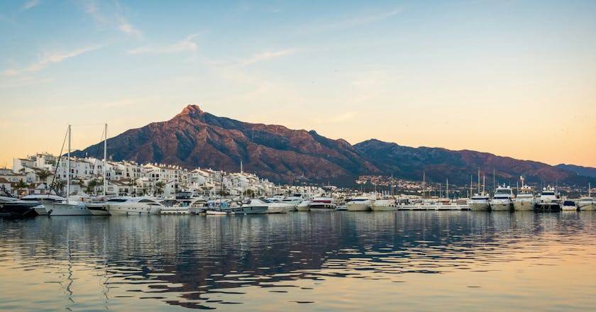 Vista panorámica de Marbella