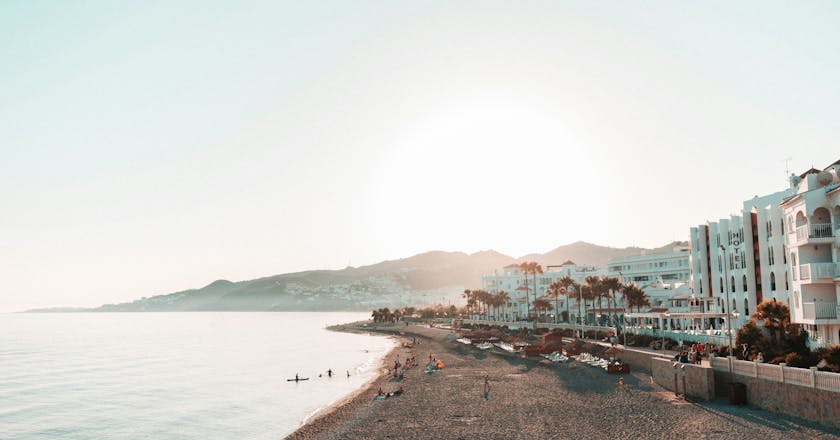 Vue panoramique de Nerja