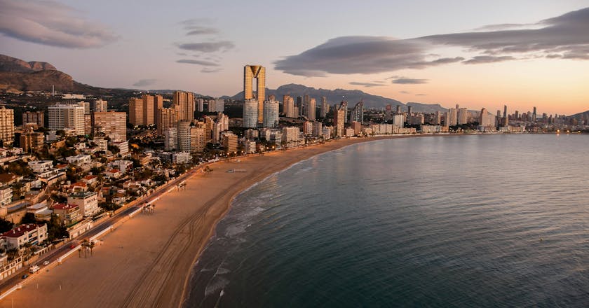 Vista panorâmica de Benidorm