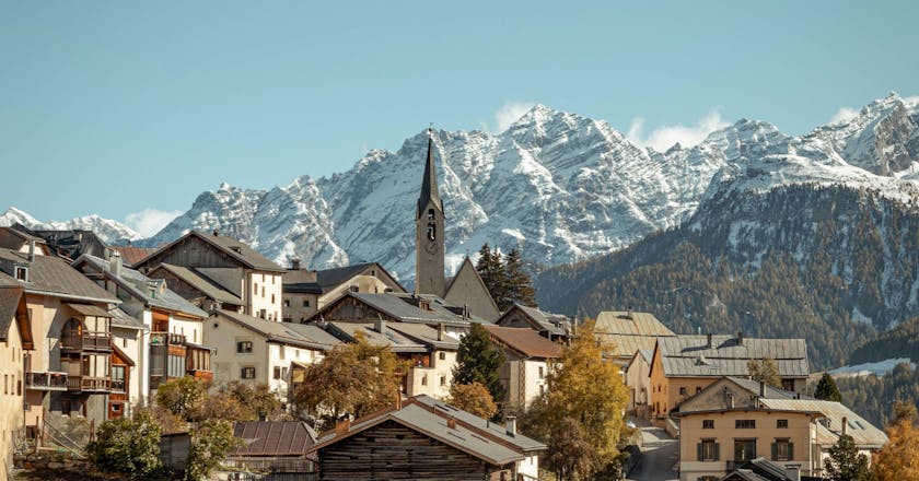 Vista panoramica di Guarda