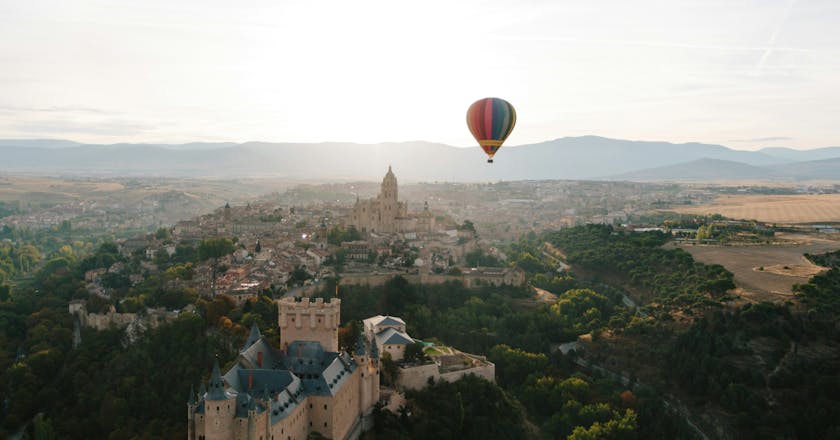 Scenic view of Segovia