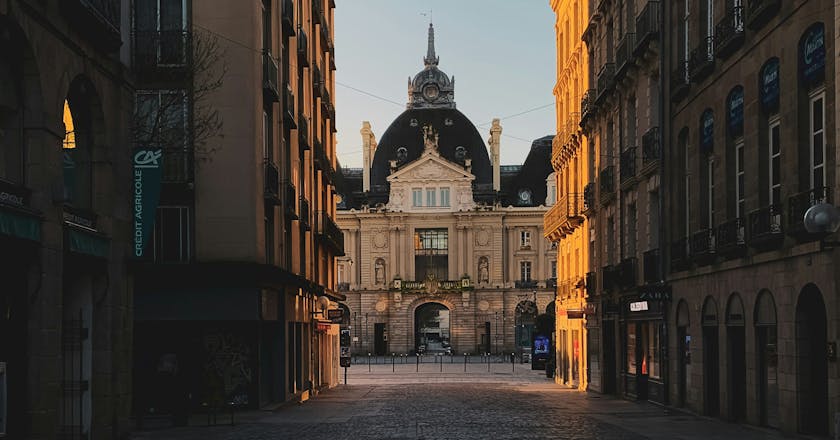 Vista panorâmica de Rennes
