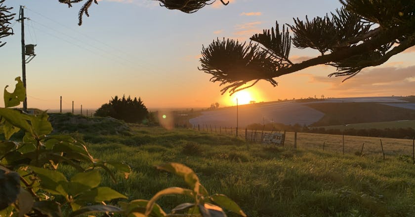 Malerischer Blick auf George, ZA