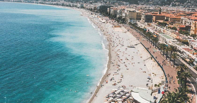 Scenic view of Nice