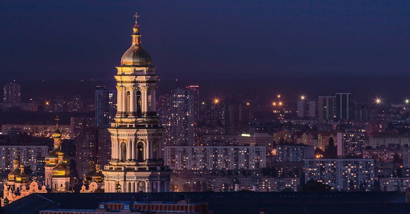 Scenic view of Kyiv
