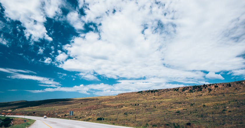 Vue panoramique de Queenstown, ZA