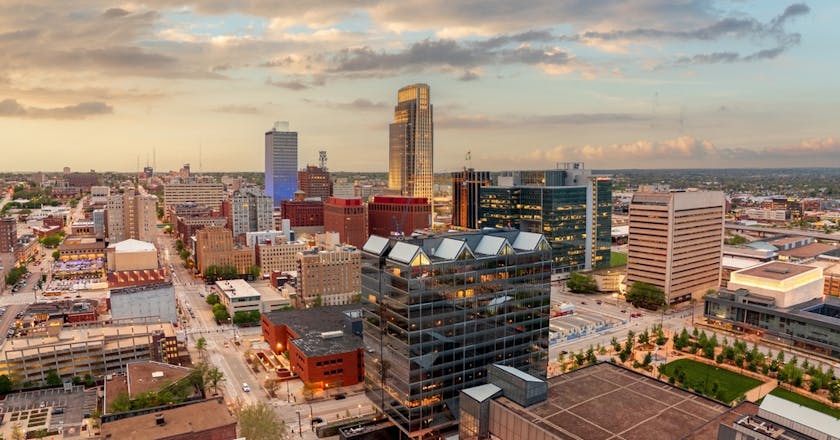 Scenic view of Omaha, US