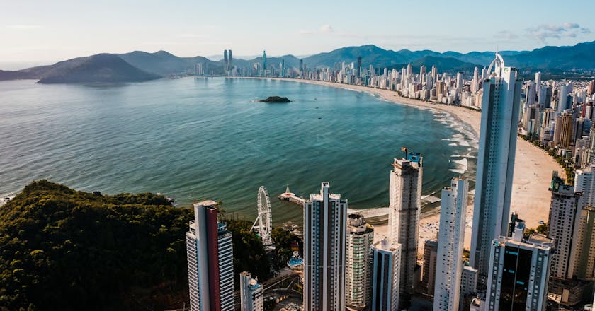 Vue panoramique de Balneário Camboriú