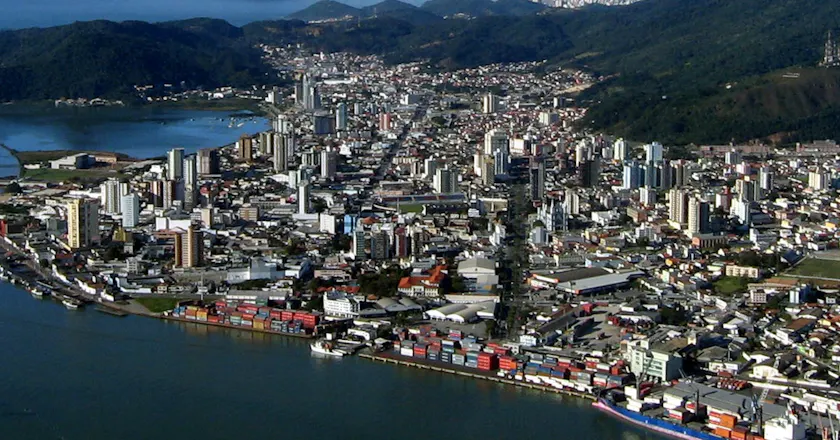 Vista panorâmica de Itajaí