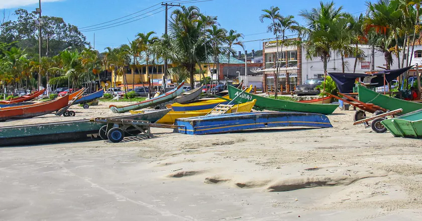 Scenic view of Guarujá, SP