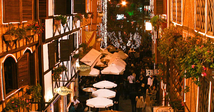 Vista panorâmica de Campos do Jordão