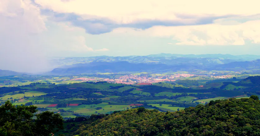 Scenic view of Ouro Fino