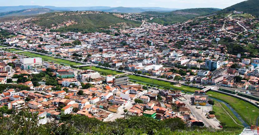 Scenic view of Jacobina